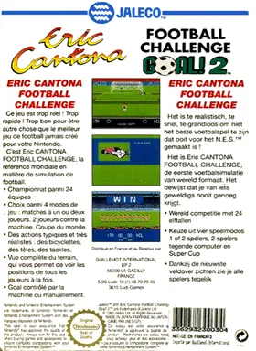 Eric Cantona Football Challenge - Goal! 2 (Europe) box cover back